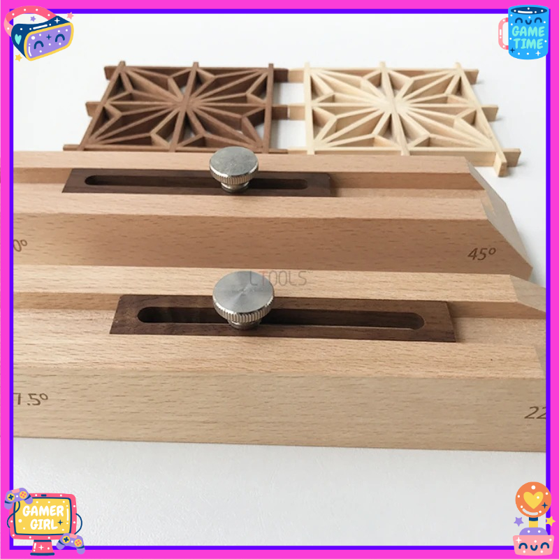 Woodworking Kumiko - 목공용 경사진 모서리 각도 조절 삽