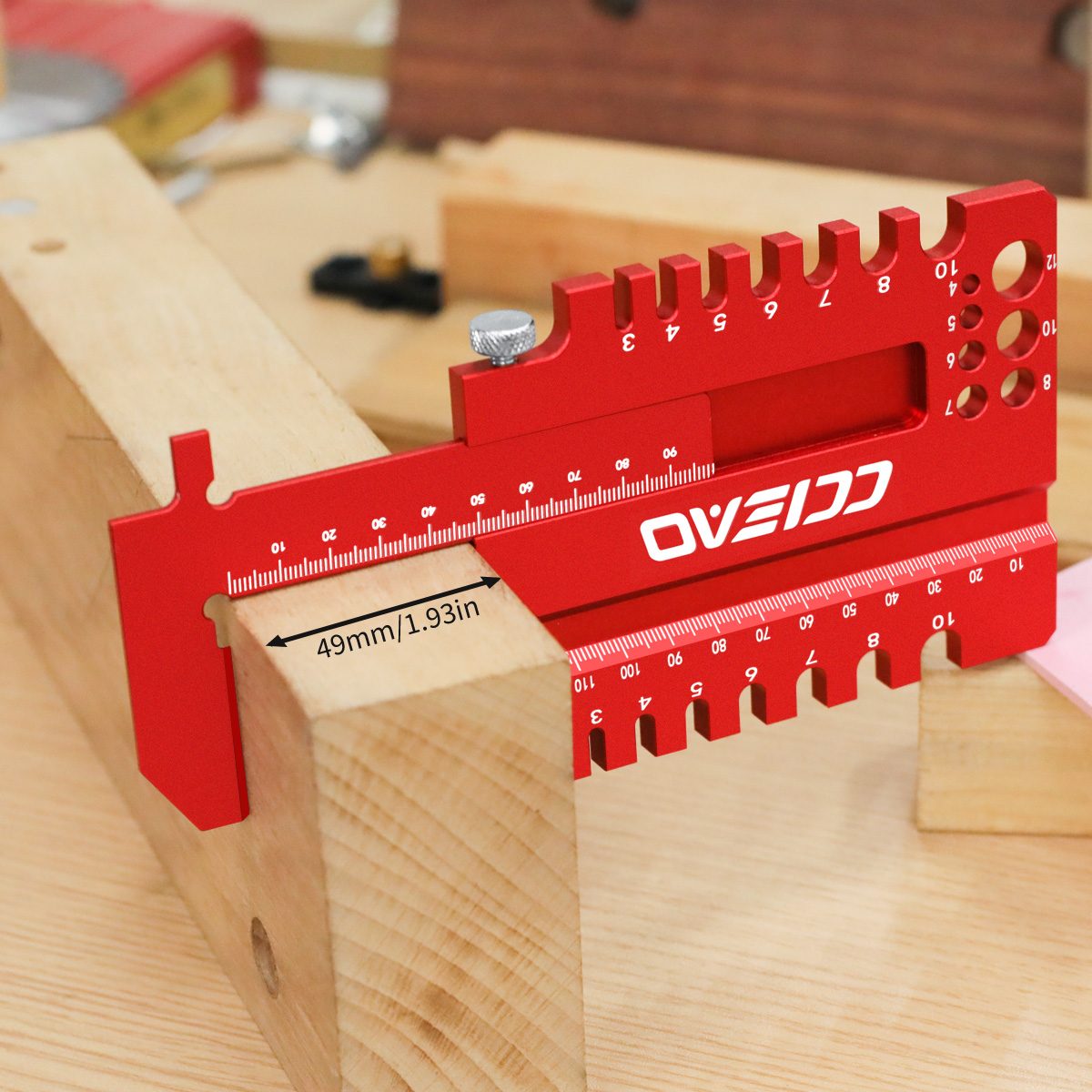 Woodworking And Carpentry - 목공 다기능 측정자, 알루미늄 합금 정밀