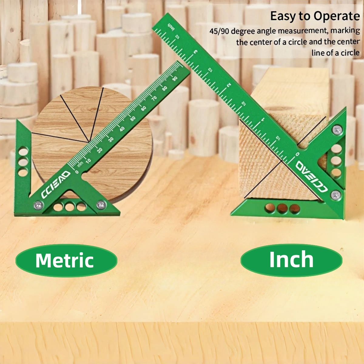 Marking Gauge Tool - 알루미늄 합금 센터 파인더 라인 게이지