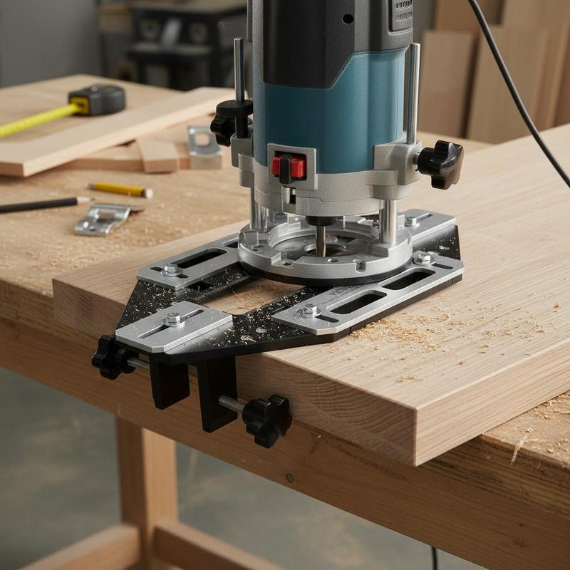 Woodworking Tool - 알루미늄 합금 모티스 템플릿 13x6인치, 실내문,