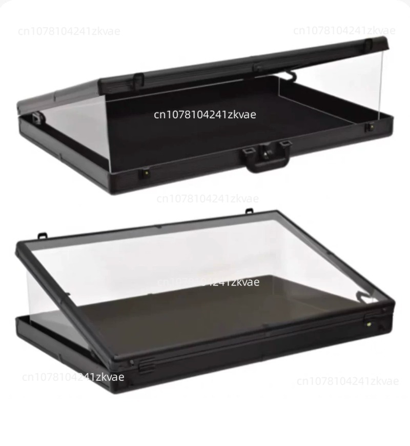 Woodworking Supplier - 실버 알루미늄 아크릴 투명 상단 디스플레이