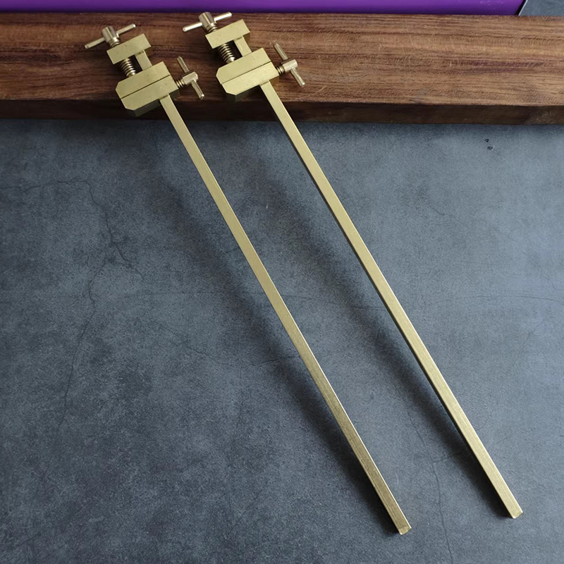 Woodworking Kumiko - 2Pcs 목공 일본식 목재 클램프, 황동