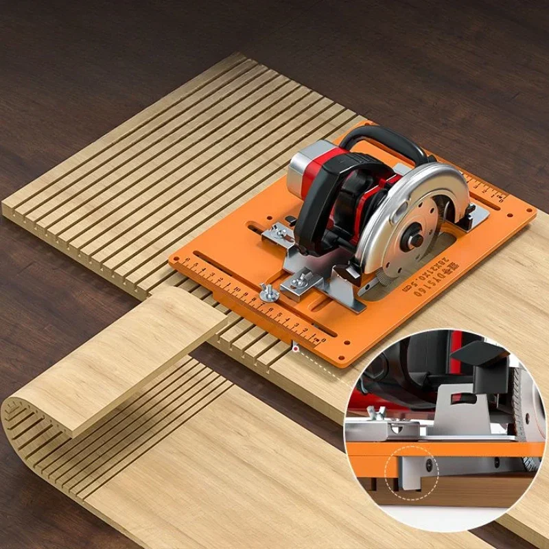 Woodworking Kumiko - 목공용 전기톱 베이스 플레이트 조절식 절단기