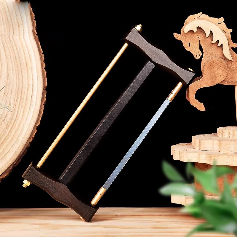 Woodworking Kumiko - 목공 블랙 샌달우드 미니 톱, 목수의