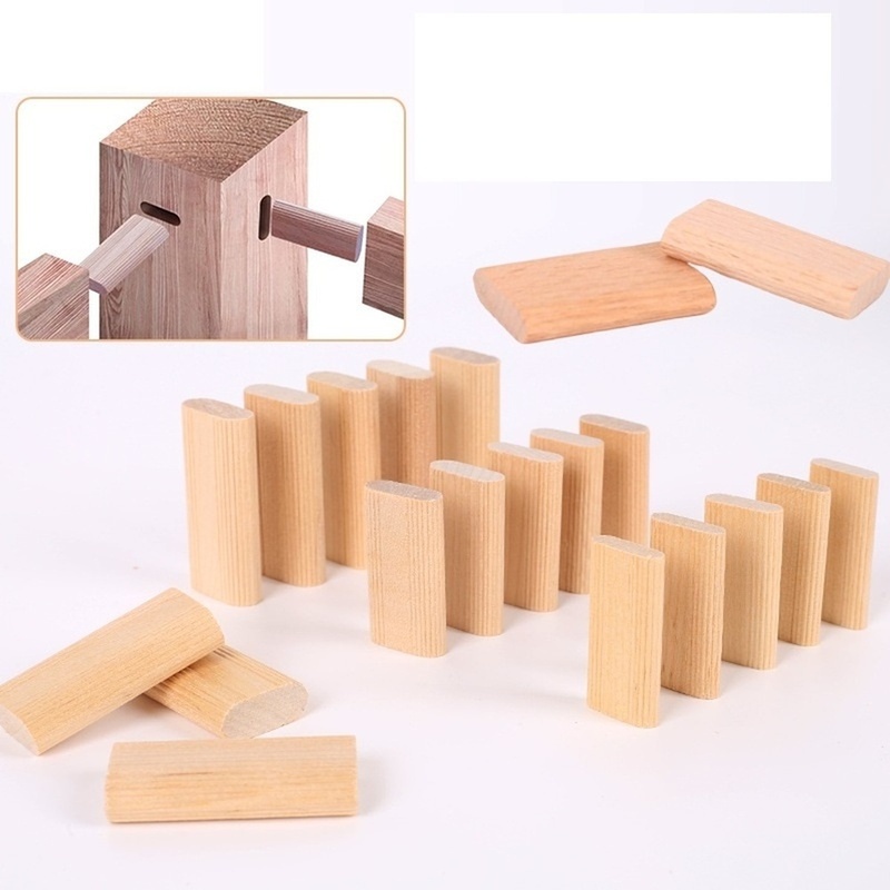 Woodworking Domino - SHGO 110Pcs 너도밤나무 목재 이동식 테논