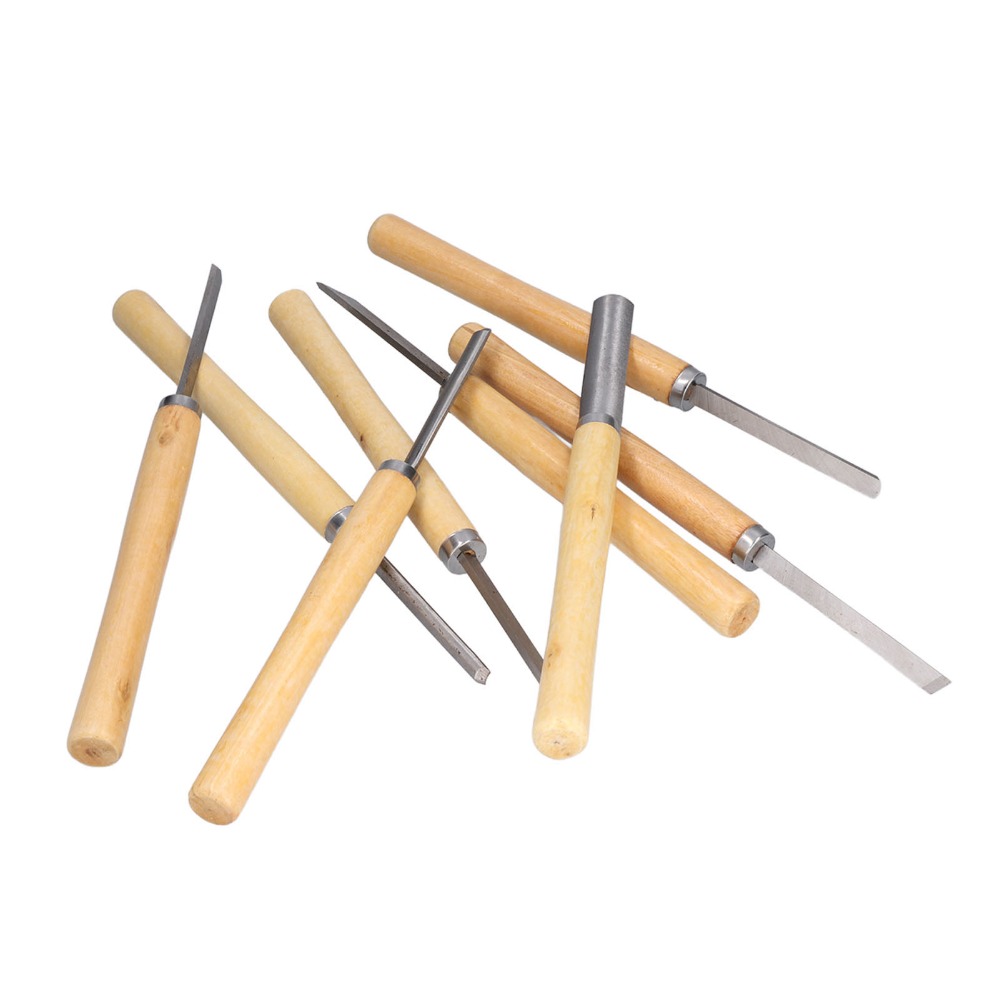 Skew Chisel Wood - 8종 HSS 강철 목공용 치즐 세트,