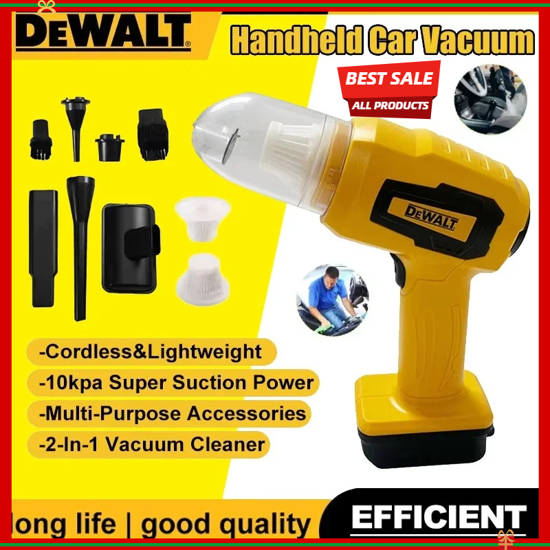 DEWALT 휴대용 자동차 진공 청소기 10Kpa 무선 - Woodworking Vacuum Press 리뷰 및 가격