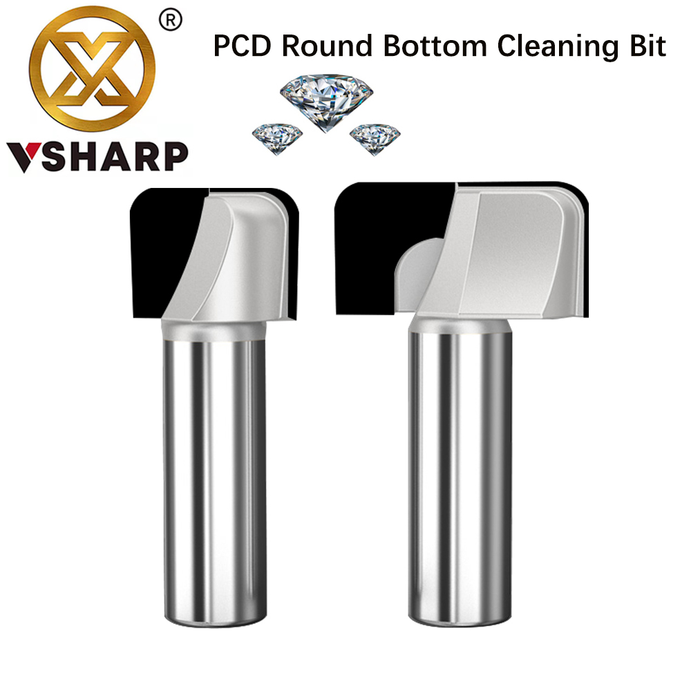 Vsharp PCD 더블 아크 라운드 바닥 청소 비트, - Woodworking Quotes 리뷰 및 가격