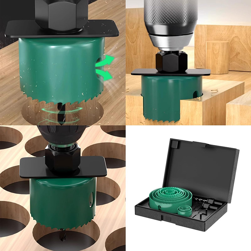 19/8/5PCS 19-127mm 홀쏘 커팅 세트, 목 - Woodworking Studio 리뷰 및 가격
