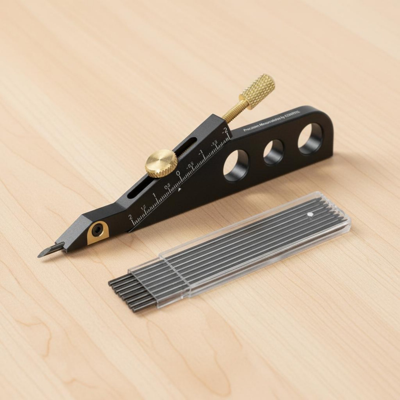 기타 너트 슬로팅 마킹 도구 조정 가능한 루티어 마킹  - Marking Gauge Tool 리뷰 및 가격
