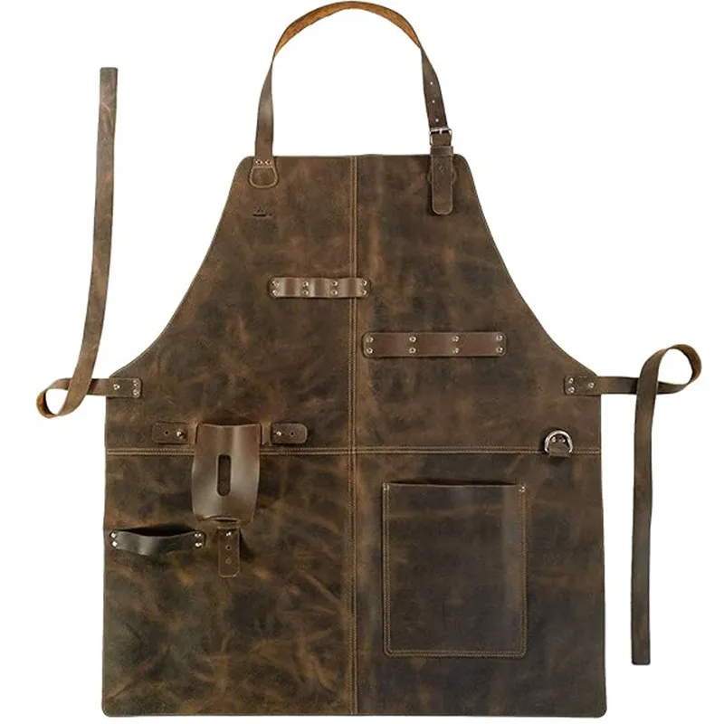 레트로 PU 가죽 앞치마 유니섹스 장인용 목공 작업용  - Woodworking Artisans 리뷰 및 가격