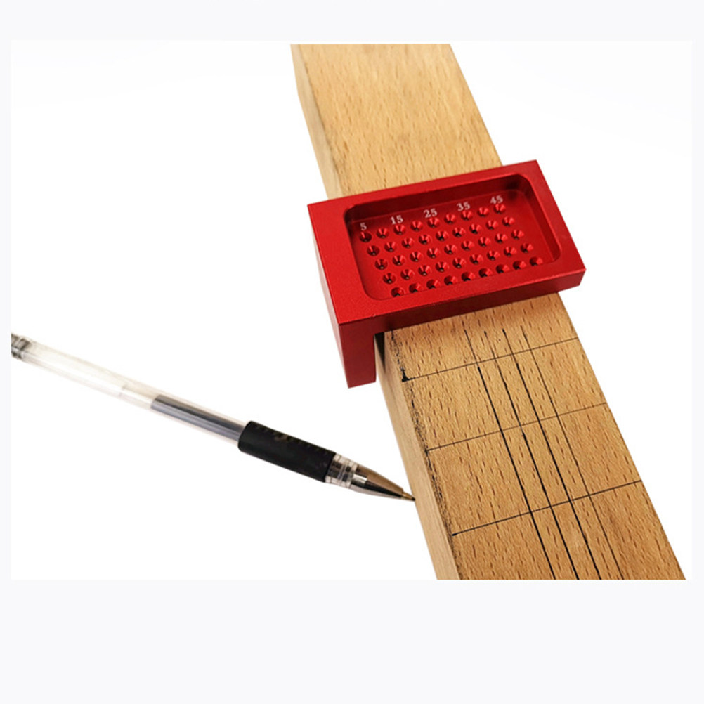 알루미늄 합금 T자형 자 목공 미니 스크라이버 레드 정 - Marking Gauge Tool 리뷰 및 가격