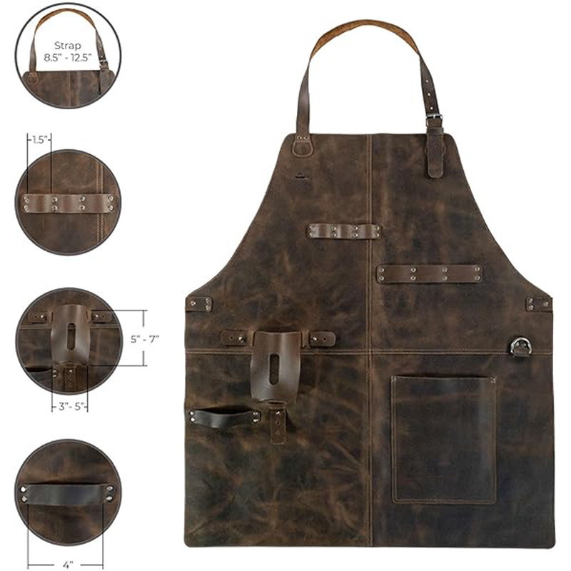 레트로 PU 가죽 앞치마, 크로스백 & 홀터넥, 목공예 - Woodworking Artisans 리뷰 및 가격